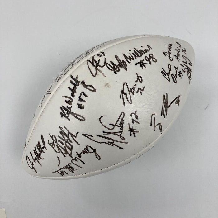 1996 Green Bay Packers Super Bowl Champs Team Signed SB XXXI Football JSA COA