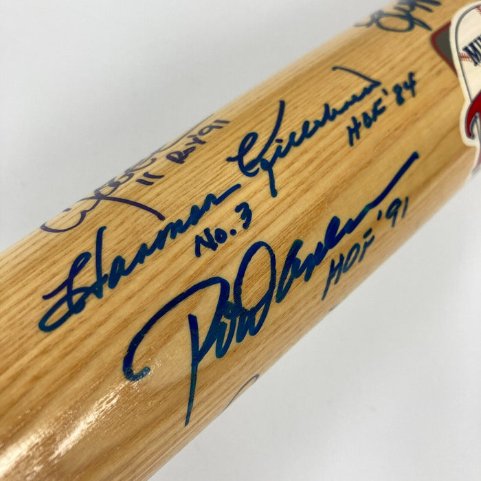 Beautiful Kirby Puckett Minnesota Twins HOF Multi Signed Baseball Bat JSA COA