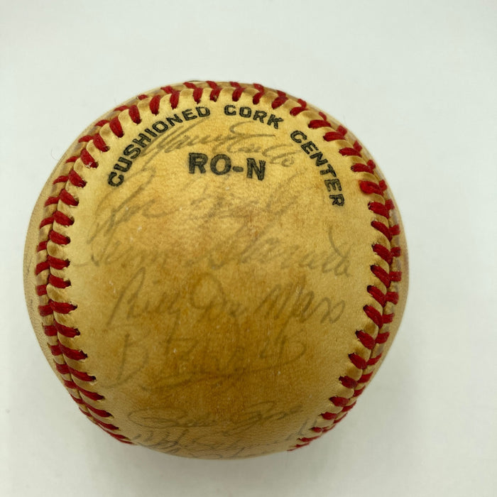 1980 Philadelphia Phillies World Series Champs Team Signed Baseball JSA COA