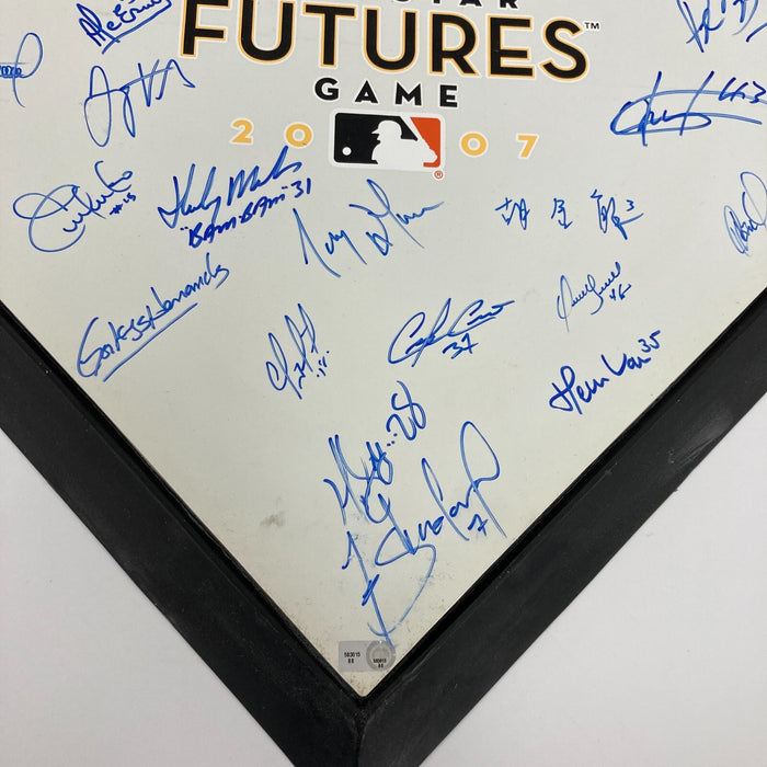 2007 All Star Game Futures Game Team Signed Home Plate Joey Votto  MLB Authentic