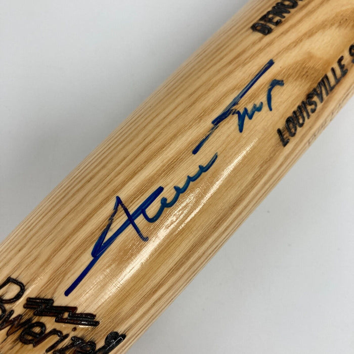 Willie Mays Signed Louisville Slugger Game Model Baseball Bat JSA Sticker