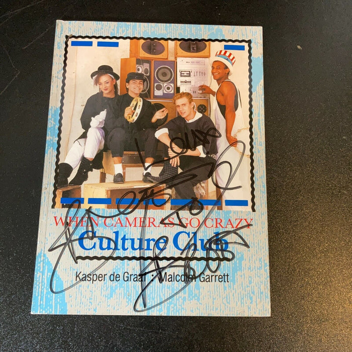 Boy George Signed Autographed Culture Club Book With JSA COA