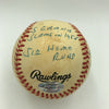 Beautiful Ernie Banks Signed Autographed Heavily Inscribed STAT Baseball RJ COA