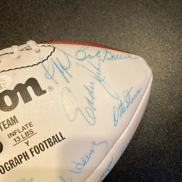 1972 Miami Dolphins Super Bowl Champs Team Signed Wilson Football 40+ Sigs JSA