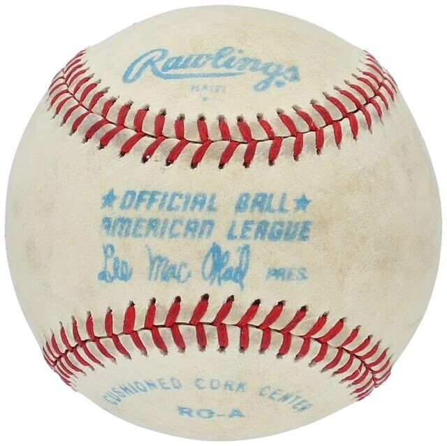 Beautiful Satchel Paige Single Signed American League Baseball JSA COA