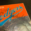 1965 Los Angeles Dodgers World Series Champs Team Signed Program Koufax Beckett