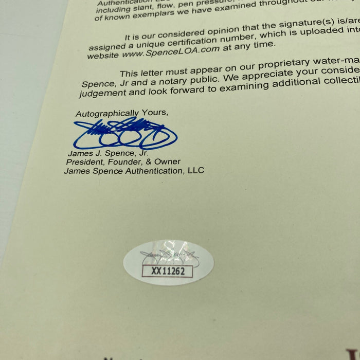 Beautiful Roger Maris Single Signed American League Baseball JSA COA