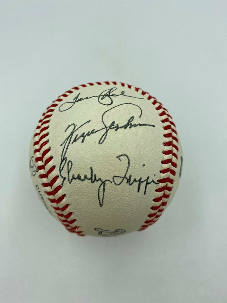 Charlie Trippi Bill Mazeroski Tammie Green Dante Lavelli Signed Baseball JSA