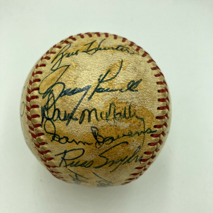 1966 Baltimore Orioles World Series Champs Team Signed AL Baseball With JSA COA