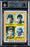 1978 Topps Paul Molitor Alan Trammell RC #707 Signed By All 4 Players BGS