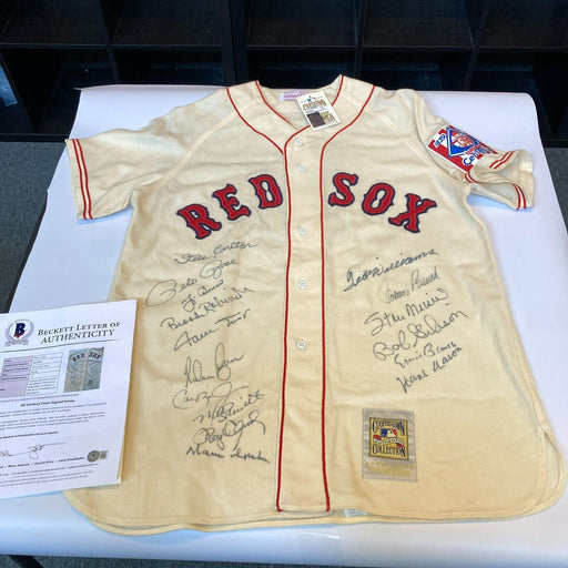 Incredible All Century Team Signed Jersey 16 Sigs With Ted Williams JSA COA