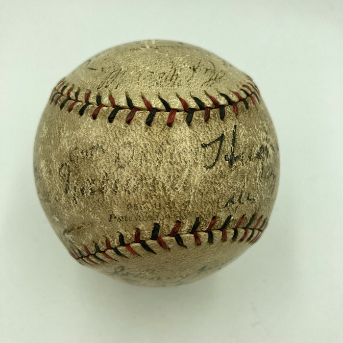 1922 New York Giants World Series Champs Team Signed NL Baseball Beckett COA