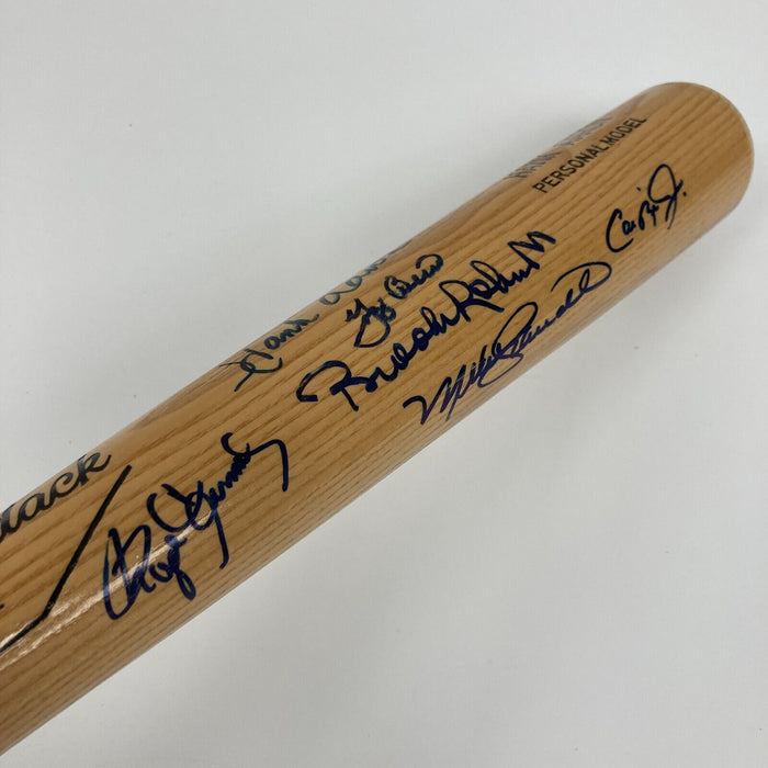 Mint All Century Team Signed Bat 10 Sigs With Willie Mays & Hank Aaron JSA COA
