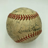 RARE 1940 New York Black Yankees Negro League Team Signed Baseball PSA DNA COA