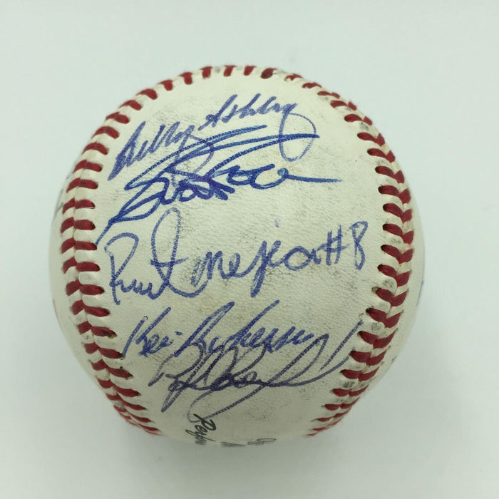 Incredible Chipper Jones Pre Rookie Signed 1993 All Star Game Baseball PSA DNA