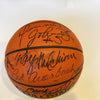 1985 Boston Celtics NBA Champs Team Signed Official NBA Game Basketball PSA DNA