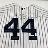 Reggie Jackson Signed Heavily Inscribed STATS New York Yankees Jersey JSA