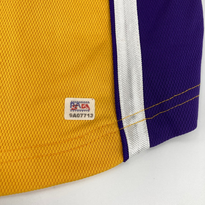 Kobe Bryant Signed 1999 Finals Los Angeles Lakers Pro Cut Jersey Beckett & PSA