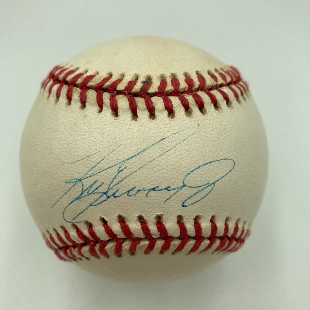 Ken Griffey Jr. Early Career Signed American League Baseball JSA COA