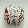 Rickey Henderson Don Larsen New York Yankees Legends Multi Signed Baseball