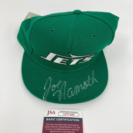 Joe Namath Signed New York Jets New Era Hat With JSA COA