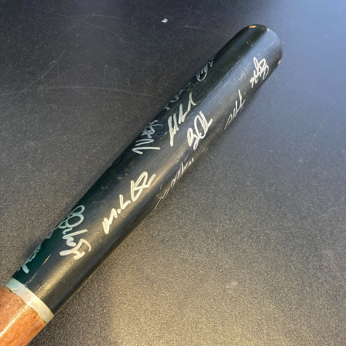 Ronald Acuna 2017 Minor League All Star Game Team Signed Game Used Bat JSA COA
