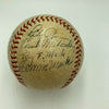 1937 New York Yankees World Series Champs Team Signed Baseball Lou Gehrig JSA