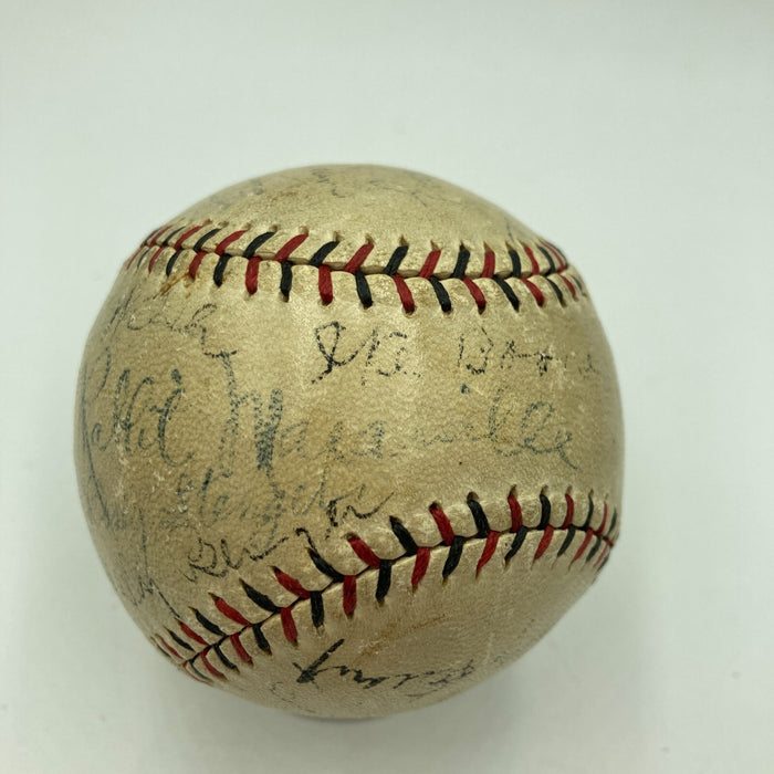 Wilbert Robinson & Rabbit Maranville 1930 Boston Braves Signed Baseball JSA COA