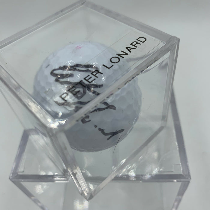 Peter Lonard Signed Autographed Golf Ball PGA With JSA COA