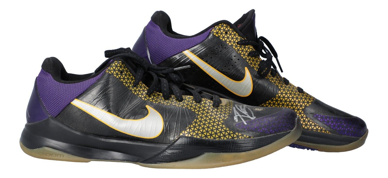 Kobe Bryant Signed Nike Zoom Game Model Sneakers Shoes Beckett COA