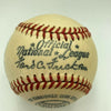 Beautiful Mel Ott & Carl Hubbell Signed 1935 National League Baseball JSA COA