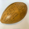 1975 Texas Longhorns Team Signed Football 50+ Sigs Earl Campbell JSA COA