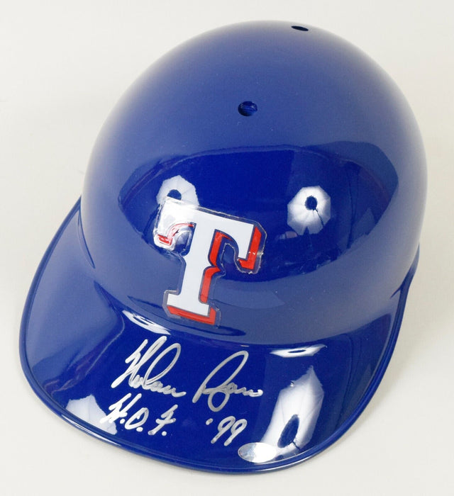 Nolan Ryan Hall Of Fame 1999 Signed Texas Rangers Helmet PSA DNA COA