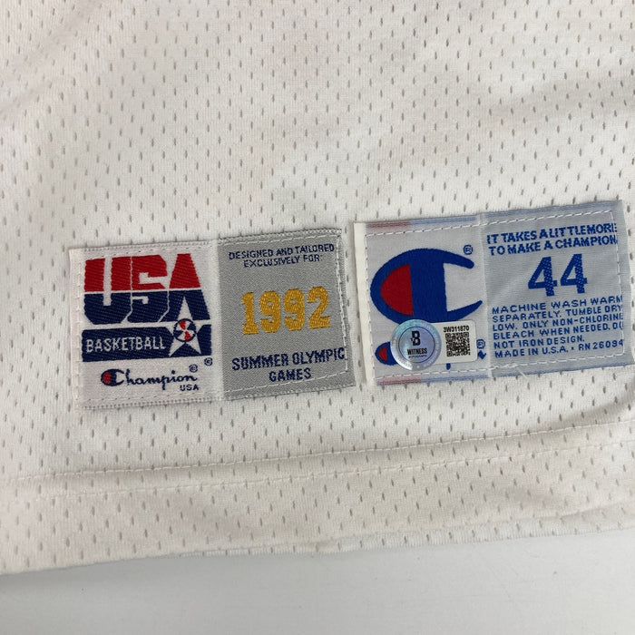 1992 Magic Johnson Signed Game Used Team USA Olympics Jersey MEARS COA