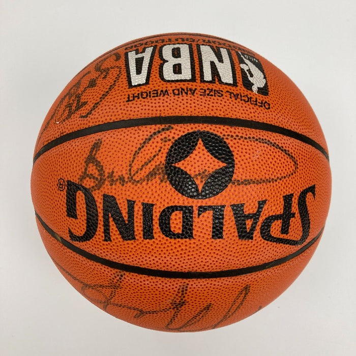 Michael Jordan 1990-91 Chicago Bulls NBA Champs Team Signed Basketball PSA DNA