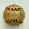 1949 New York Yankees World Series Champs Team Signed Baseball JSA COA