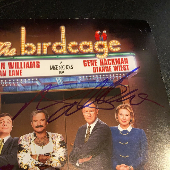 The Birdcage Cast Robin Williams Gene Hackman Nathan Lane Signed Program JSA COA