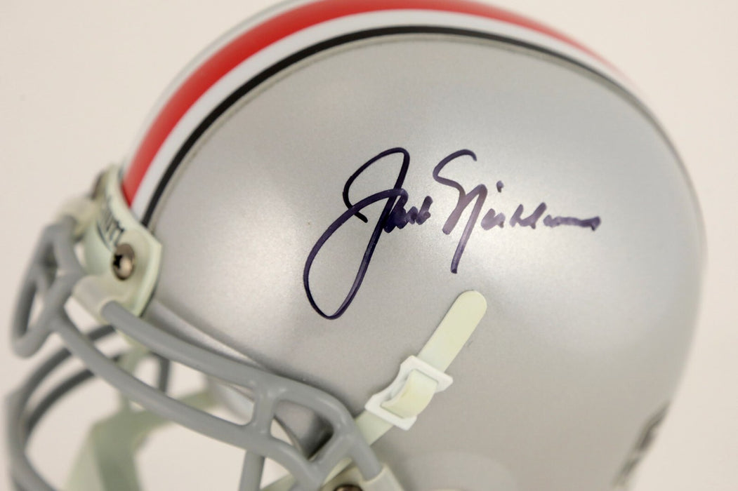 Jack Nicklaus Ohio State Signed Mini Football Helmet PSA DNA COA PGA Golf