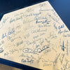 Derek Jeter New York Yankees Legends Signed Home Plate 50+ Signatures JSA COA