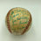 1954 Dodgers VS A's Hall Of Fame Game Team Signed Baseball Chief Bender JSA COA