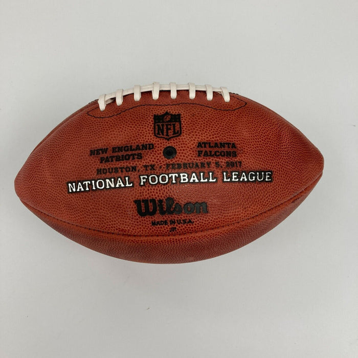 Tom Brady Signed Official Super Bowl LI Game Football Tristar Certified