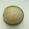 Babe Ruth Lou Gehrig Jimmie Foxx Signed 1920's Baseball JSA COA