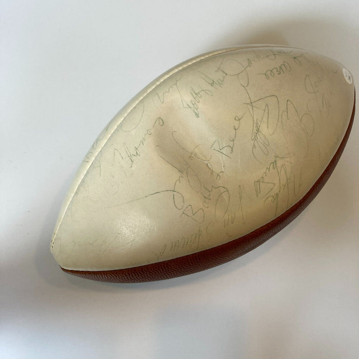 1967 Kansas City Chiefs Team Signed Vintage Spalding AFL Game Football JSA COA