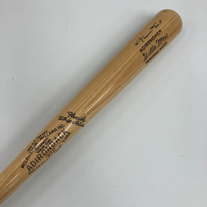 Willie Mays Signed Adirondack Game Model Baseball Bat With PSA DNA Sticker