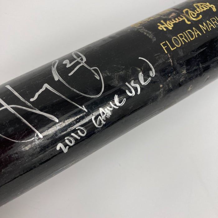 Hanley Ramirez Signed 2010 Game Used Louisville Slugger Baseball Bat PSA DNA COA