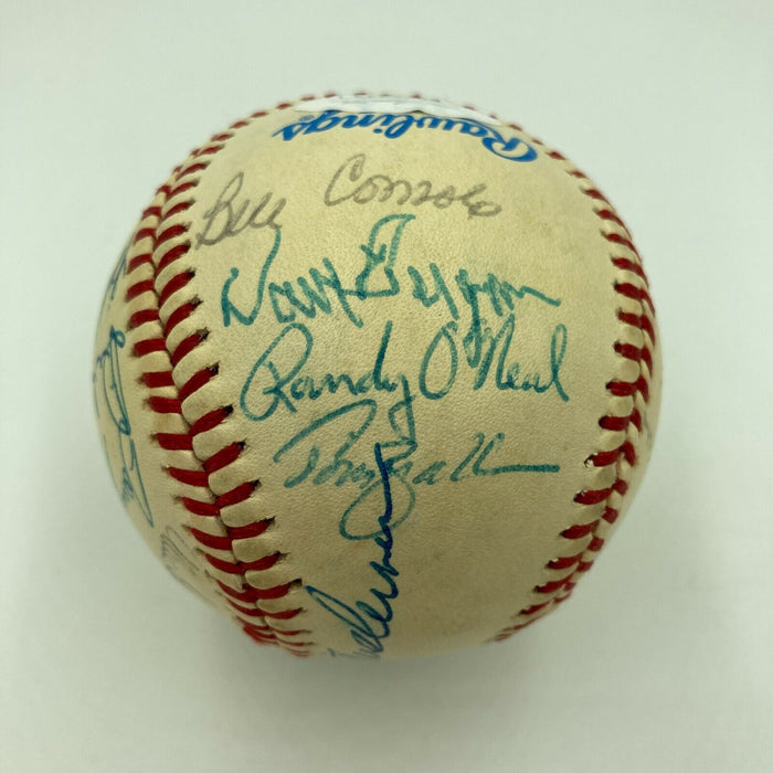 1984 Detroit Tigers World Series Champs Team Signed Baseball JSA COA