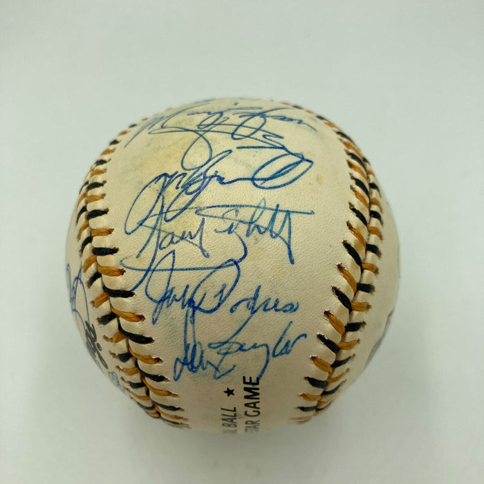 1994 All Star Game National League Team Signed Baseball Barry Bonds PSA DNA COA