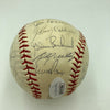 1970 Chicago Cubs Team Signed Vintage Spalding Cubs Baseball Ernie Banks JSA COA