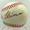 Beautiful Charlie Grimm Signed Autographed Baseball Chicago Cubs Manager PSA DNA