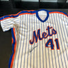 Tom Seaver Signed Authentic Game Issued 1990 New York Mets Jersey Auto JSA COA